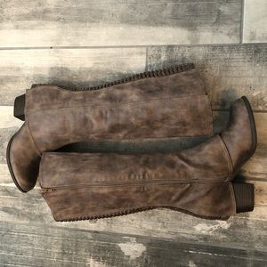 Fergalicious Lundry Wide Calf Tall Boot Size 10